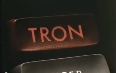 Close up of keyboard with TRON Key