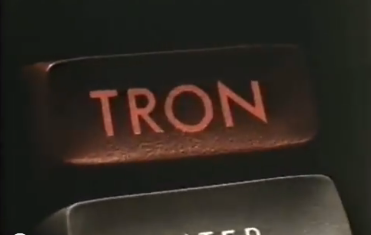 title Close up of keyboard with TRON Key