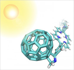 3D visualization of a triad molecule