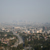 Photo of smog over downtown Los Angeles