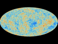 Color map showing the oldest light in our universe