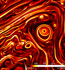 LIC visualization of the magnetic field