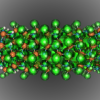 3D simulation of a 1 nanometer-wide indium nitride wire