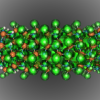 3D simulation of a 1 nanometer-wide indium nitride wire