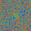 A CMB 2D image with no lensing effect