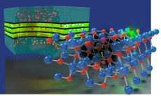 3D conceptual visualization of a molecular crystal lattice