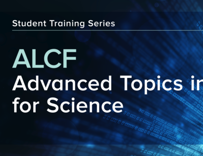 ALCF Advanced Topics in AI for Science