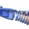 WarpX longitudinal electric field