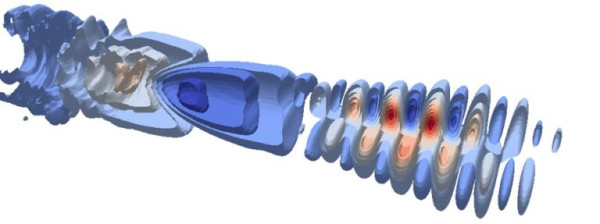 WarpX longitudinal electric field