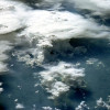 1984 NASA Space Shuttle image of thunderstorm over Brazil