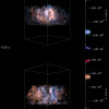 Volume rendering of a neutron star burst