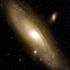 False-color image of the Andromeda Galaxy